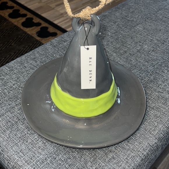Rae Dunn Halloween witch hat birdhouse, tonight we fly - Picture 3 of 4